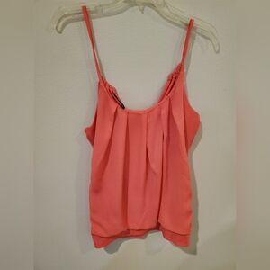 Coral Sleeveless Top